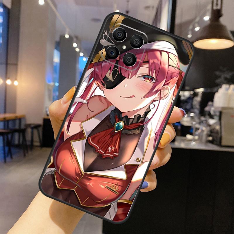 Houshou Marine Hololive For Honor Magic 8 7 6 Lite Case For Honor 200 400 Pro 50 70 90 X8c X8b X9a X9b X9c X9d Win RT