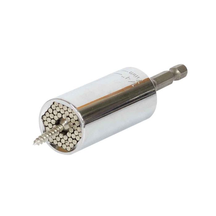 Universal Socket "Honeycomb" 180cm Silver