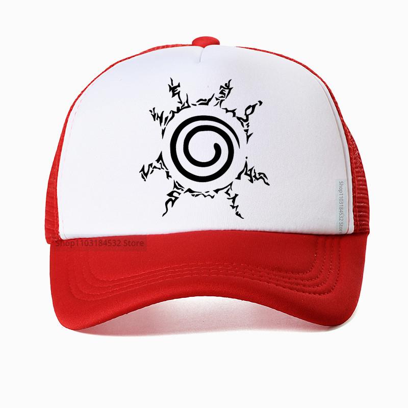 Anime Hokage Uzumaki NARUTO Kurama Kyuubi Cosplay Hat Kyuubi Kurama Gossip Seal Baseball Cap Summer Unisex Mesh Net Caps
