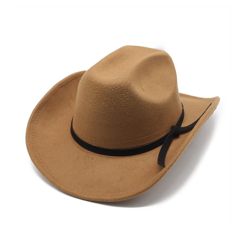 Summer Wool Felt Fedora Hat With Wide Brim Breathable Sunshade For Women And Men