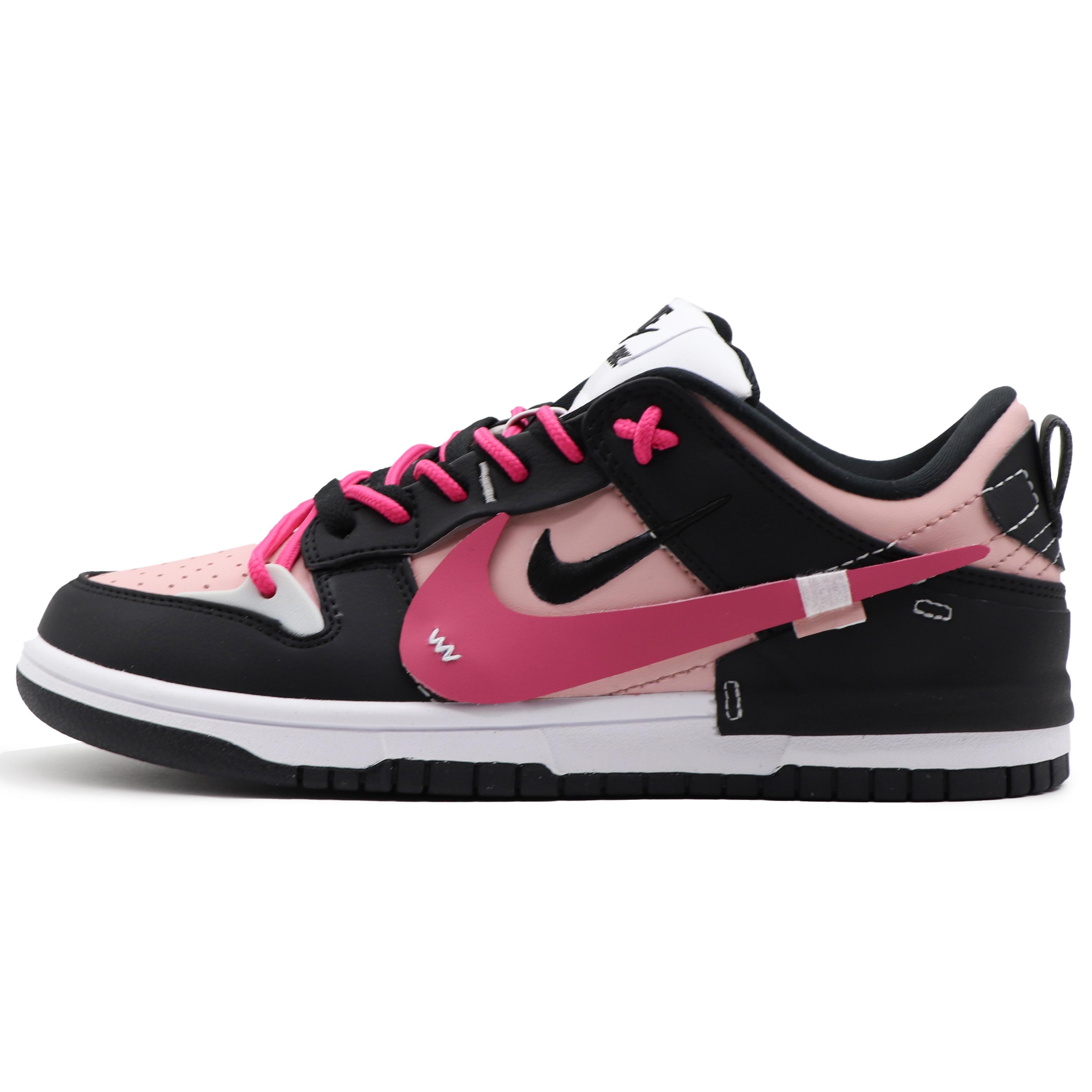

Nike Dunk Disrupt 2 Slip Resistant Abrasion Resistant Low top Skateboard Shoes Women s Black Pink DV4024-002(Team57-) 35.5