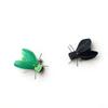 2pcs Artificial Insects Cat Teasing Stick Change Head Toy Pet Feather Wings Toys