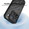 KEYSION Matte Translucent Black Phone Case for Xiaomi 15T 15T Pro 5G Soft Silicone+PC Clear Shockproof Cover for Xiaomi 15T Pro