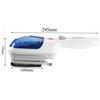 Portable Handheld Garment Fabric Laundry Cloth Wrinkle Brush Steamer Electric Steam Iron Steamer Eliminate Wrinkles 800W