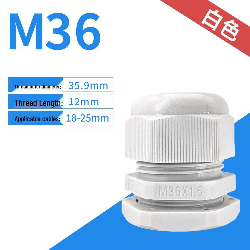 Nylon Waterproof Cable Connector - PG7/9/11/M12/M16 Sealing Gland