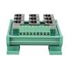 9 Way Bus Board Stable Transmission Highly Efficient Compact Design Terminal Block Breakout Board