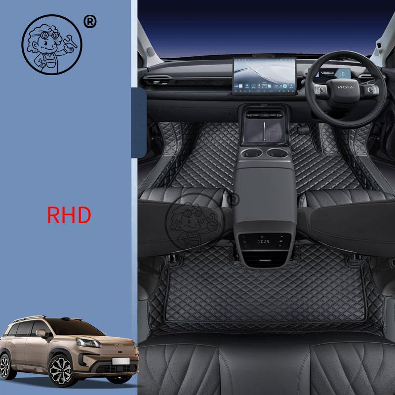 RHD For GAC AION V 2025 2026 Car Floor Mats Dirt-resistant Foot Carpet Floor Cover Auto Interior Styling Decorative Accessories