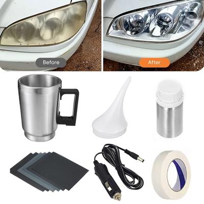 Car Headlight Restoration Kit Car Accessories Headlight Repair Polisher Kit Headlamp Anti-Scratch Detailing Cleaning Maintenance