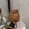 Pu Leather Basket Bag Designer Women's Shoulder Bag Fashionable Crossbody Bag  Ladies