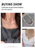 Double Layer Shredded Silver Pearl Necklace - Elegant Women's Clavicle Chain, Versatile Fashion Accessory, French Retro Style