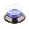 Auto Whirling Solar Jewelry Stand 360 Degree Light Propelled Display Platform For Circlets Bracelets ABS Permanent Substance