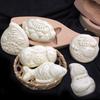 3D Wood Baozi Mold Carved Steamed Stuffed Bun Tool Press Mould Mooncake Molds  Kitchen