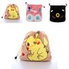 Pokmon Isolierter Fell-Kordelzugbeutel für Reiseaufbewahrung und Geschenkverpackung