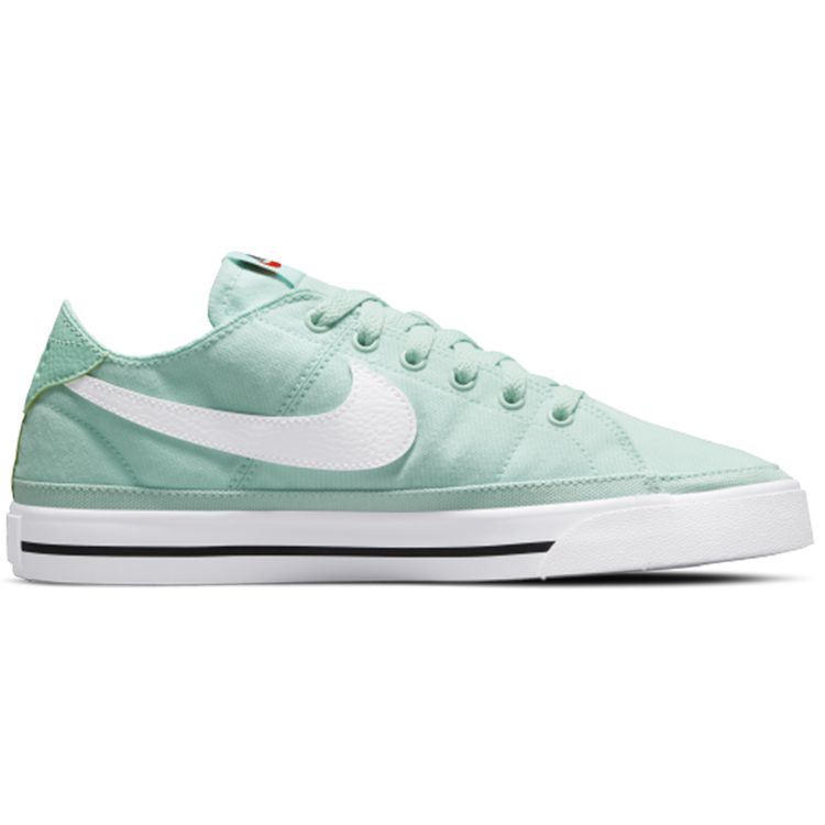 Nike Court Legacy Canvas Lightweight Durable Non-Slip Low-Top Skate Shoes Women Sneakers Green CZ0294-300