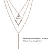 Fashion Lady Women Jewelry Multi layer Necklace Clavicle Chain Collar Pendant Accessory