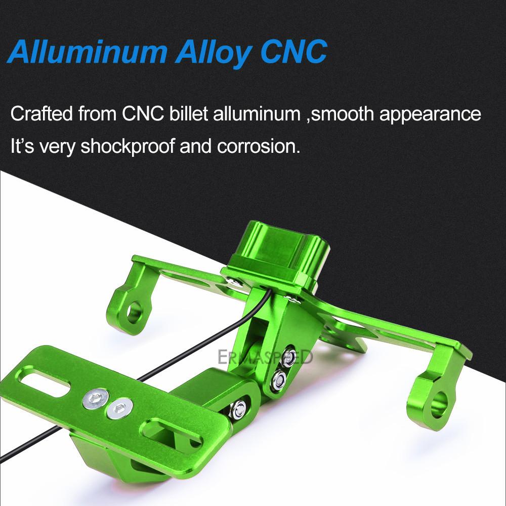 Motorcycle License Plate Frames Holder and Motorcycle LED Turn Signal Light For Motocross Street Bike Motorbike