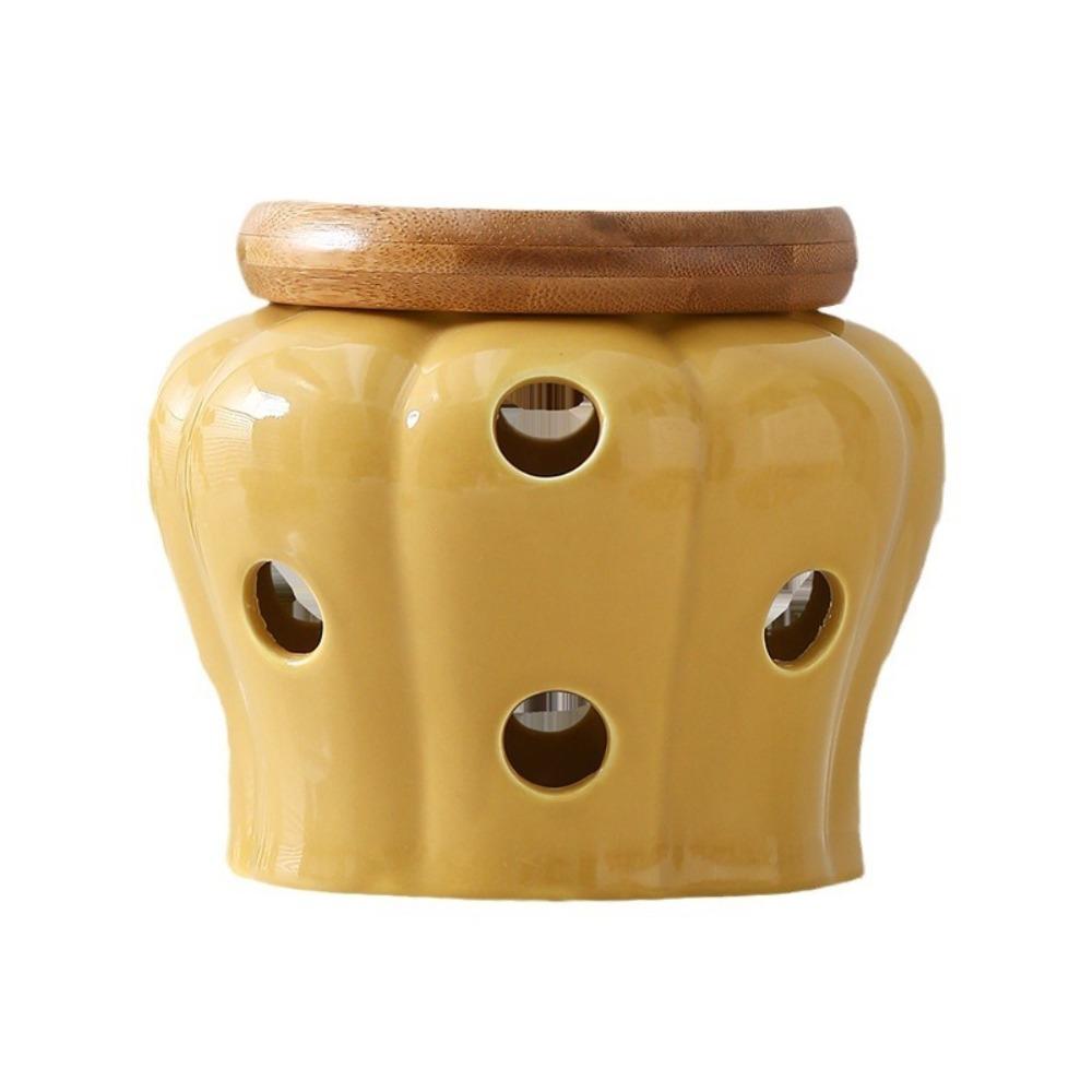 Ceramic Spice Storage Jar Food Storage Candle Lampshade New Ventilation Storage Tank Kitchen