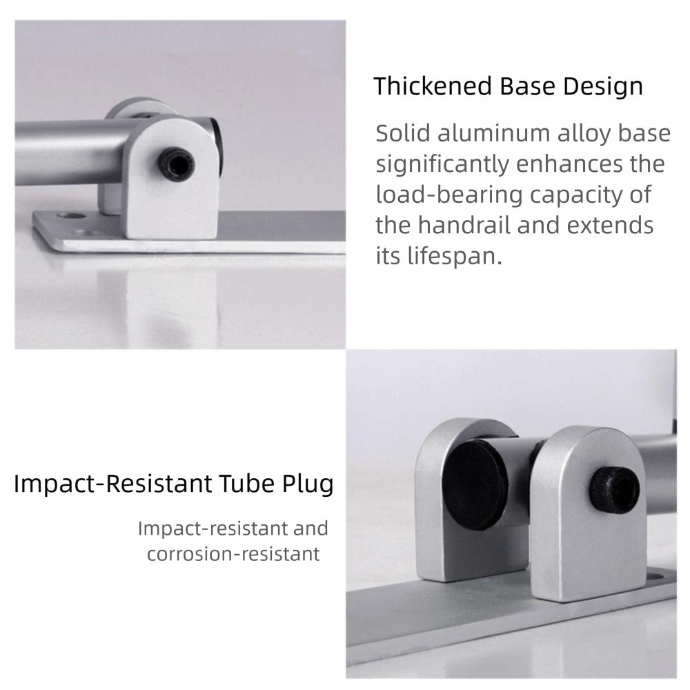Foldable Toilet Armrest Aluminum Alloy Elder Handrails Practical Grab Bars Rails