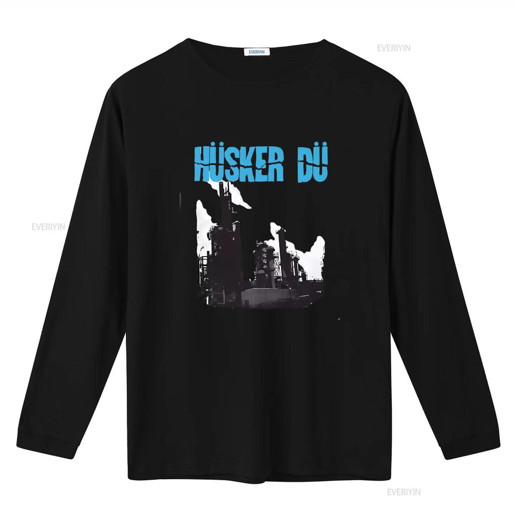 Husker Du Dont Want To Know If You Are Lonely Print Grey T Shirt Rock Band Inspired Design for Music Fans vintage Washed