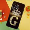 Buchstaben Monogramm Gold Marmor Rückseite Hülle Für OnePlus 15 13R 13 13T 12 12R 11 10 10T 8T Nord CE 5 2 3 4 Lite N20 N30 Cover