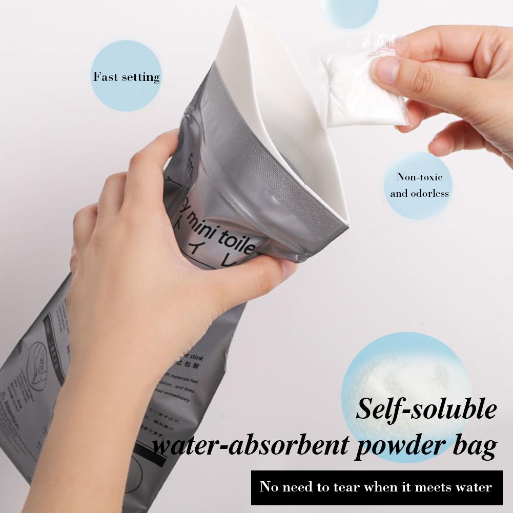 10PCS Disposable Urine Bag 700ml Portable Urine Bag for Camping Travel Car Jam Outdoor Emergency Toilets for Men Women Kids