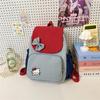 Schoolbag1011 New Cute Kitty Cat Schoolbag Junior High School Students Light and Versatile Casual Class Commuter Backpack