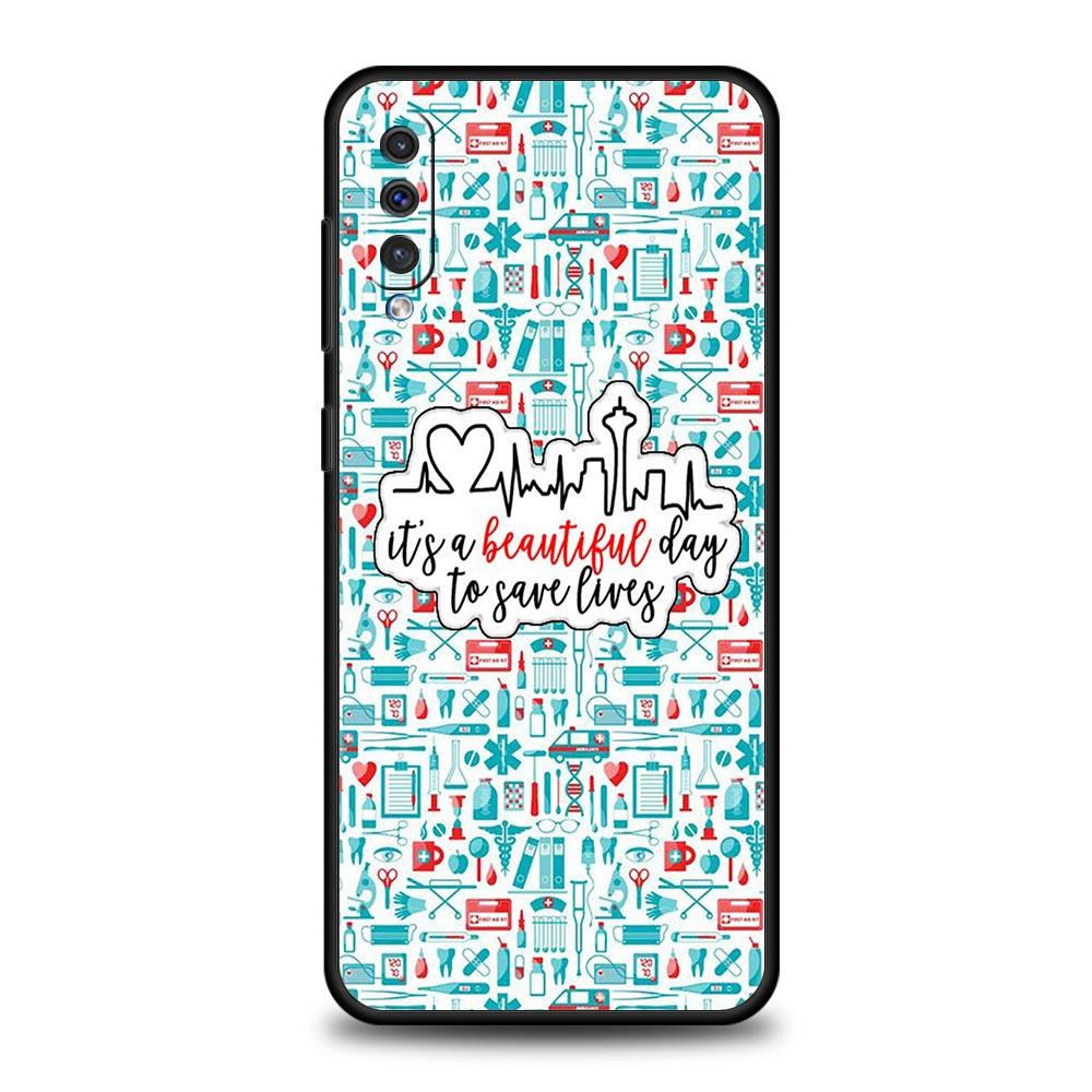 Greys Anatomy Phone Case for Samsung Galaxy A56 A36 A26 A16 A34 A24 A42 A22 A20 A12 A40 A30 A10 5G Soft TPU Cover Shell Fundas