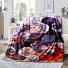 Inuyasha Theme Printed Blanket - Perfect for Couch, Bed, Travel & Outdoor Use | Machine Washable, Cozy & Durable.