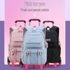 ZIRANYU Lightweight Trolley School Bag for Students