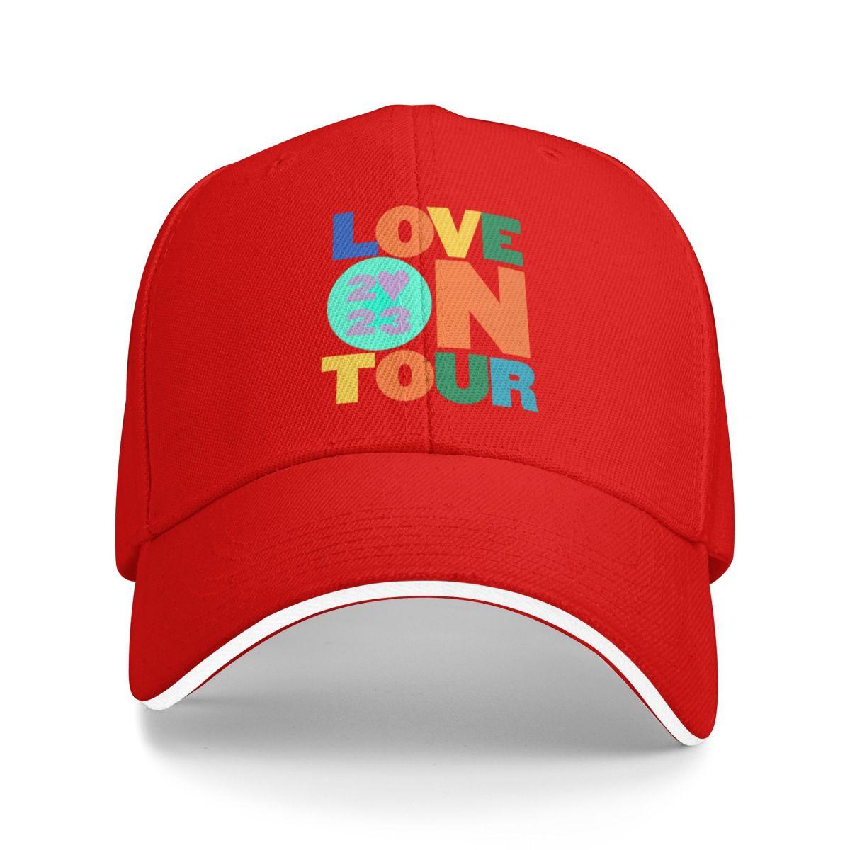purple love on tour Baseball Cap Christmas Hat Sunhat custom Hat Ladies Unisexs