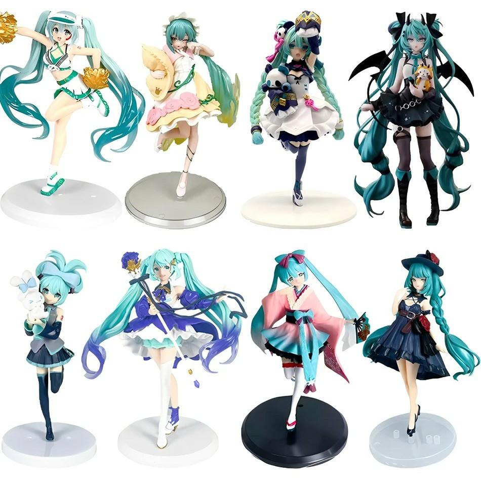 4.33-7.87 Inch Hatsune Miku Anime Action Figures Noodles Stopper Model Figure Toys Collectible Gift For Toys Hobbies Children