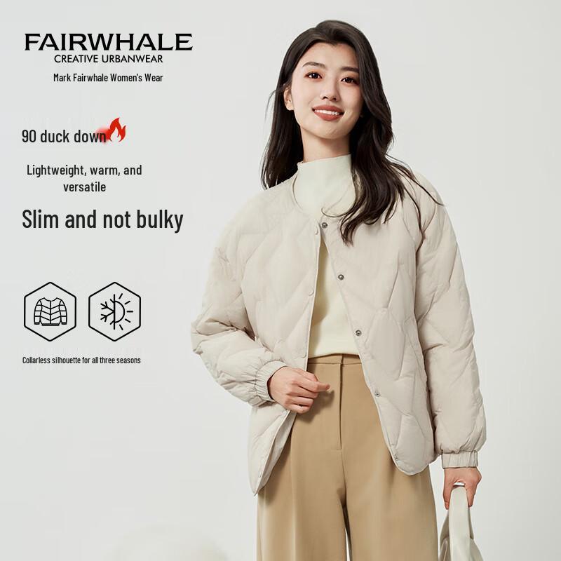 

Mark Fairwhale Women s Lightweight Slim-Fit Down Jacket M (approx. 110-127 lbs)
