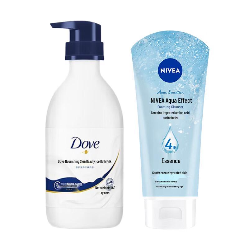 

Dove Nourishing Body Wash & NIVEA Cleansing Foam Bundle