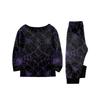 Family Matching Halloween Print Long Sleeve Pajama Set for Parents and Kids