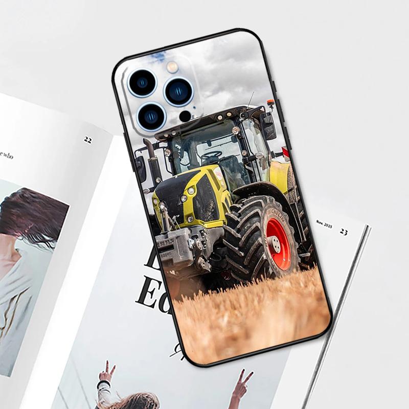 Farm Vehicle Tractor Case For iPhone 17 Pro Max 14 13 12 11 15 16 Pro Max mini 15 Plus 16e 17 Air Phone Cover