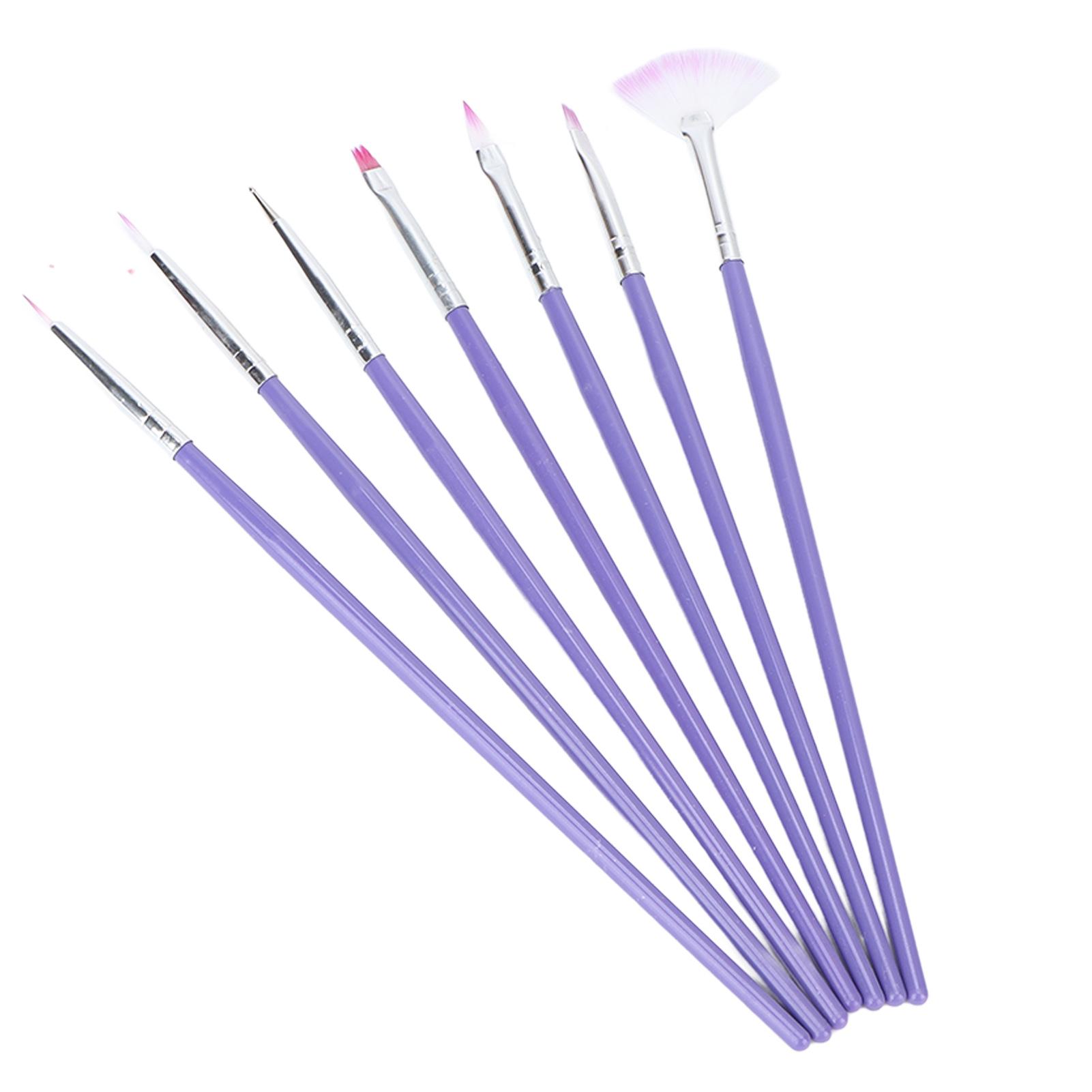 

7pcs Nail Art Brushes Set Mutifunctional Nail Painting Brush Manicure Nail Art Brush