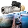 1/4 Inch Quick Connector Brass Material Hose Switch Quick Connect Shut-Off Valve  Garden Use