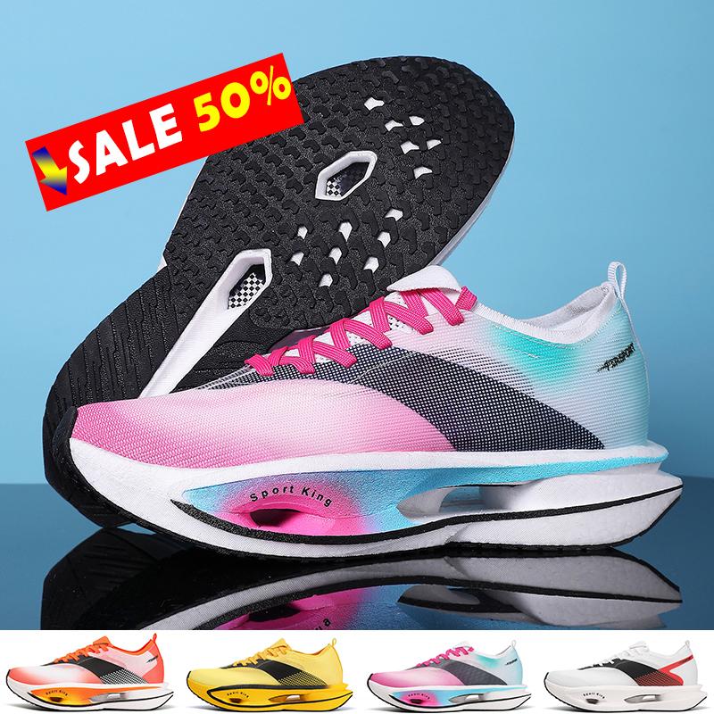 2025 New Men's Sports Shoes Cushioning Non-Slip Flat Wear Resistant Sneakers Mesh Breathable Platform Soft Running Shoes for Man