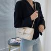 Fashionable Urban Chic Diamond Quilted Chain Shoulder Bag Stylish Small Pu Crossbody