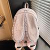 Cute Girl Rabbit Ear Double-shoulder Bag, Casual Backpack, Academic Style Small Schoolbag