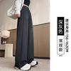 White sweatpants women's autumn new small casual straight loose banana wide-leg sweatpants