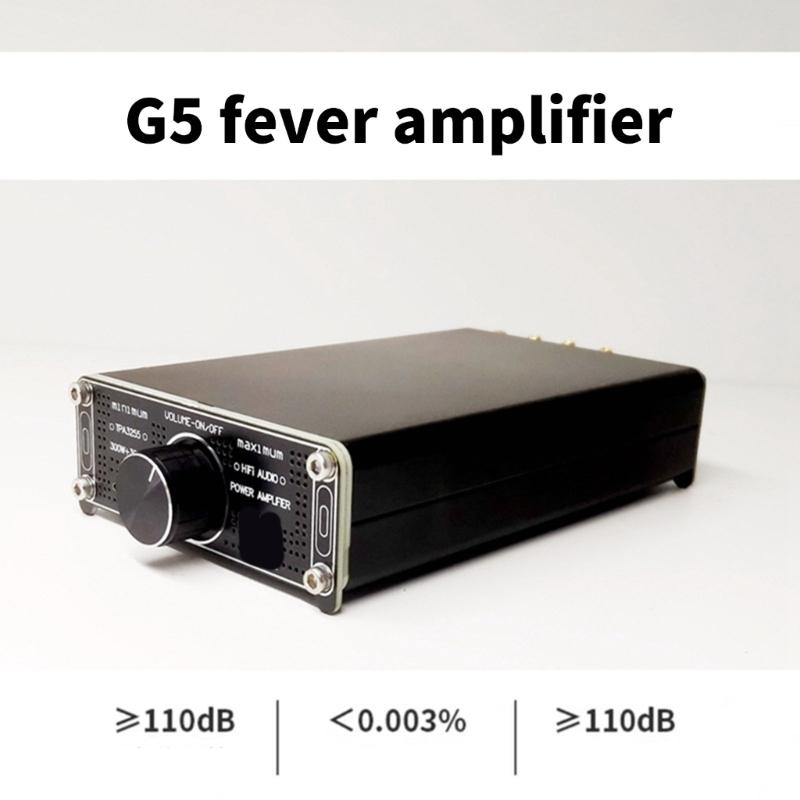 Tragbarer 300W+300W TPA3255 Leistungsstarker Stereo-Sound-Leistungsverstärker HiFi-Verstärker Auto Bürogebrauch Leichtgewicht