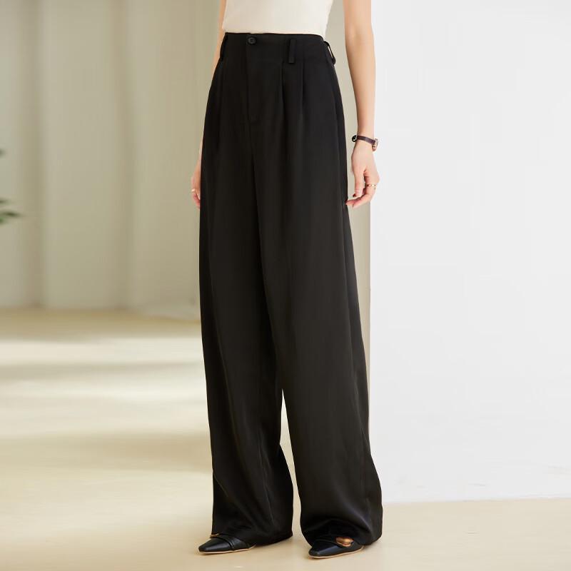 Women's High-Waisted Loose Straight Suit Pants