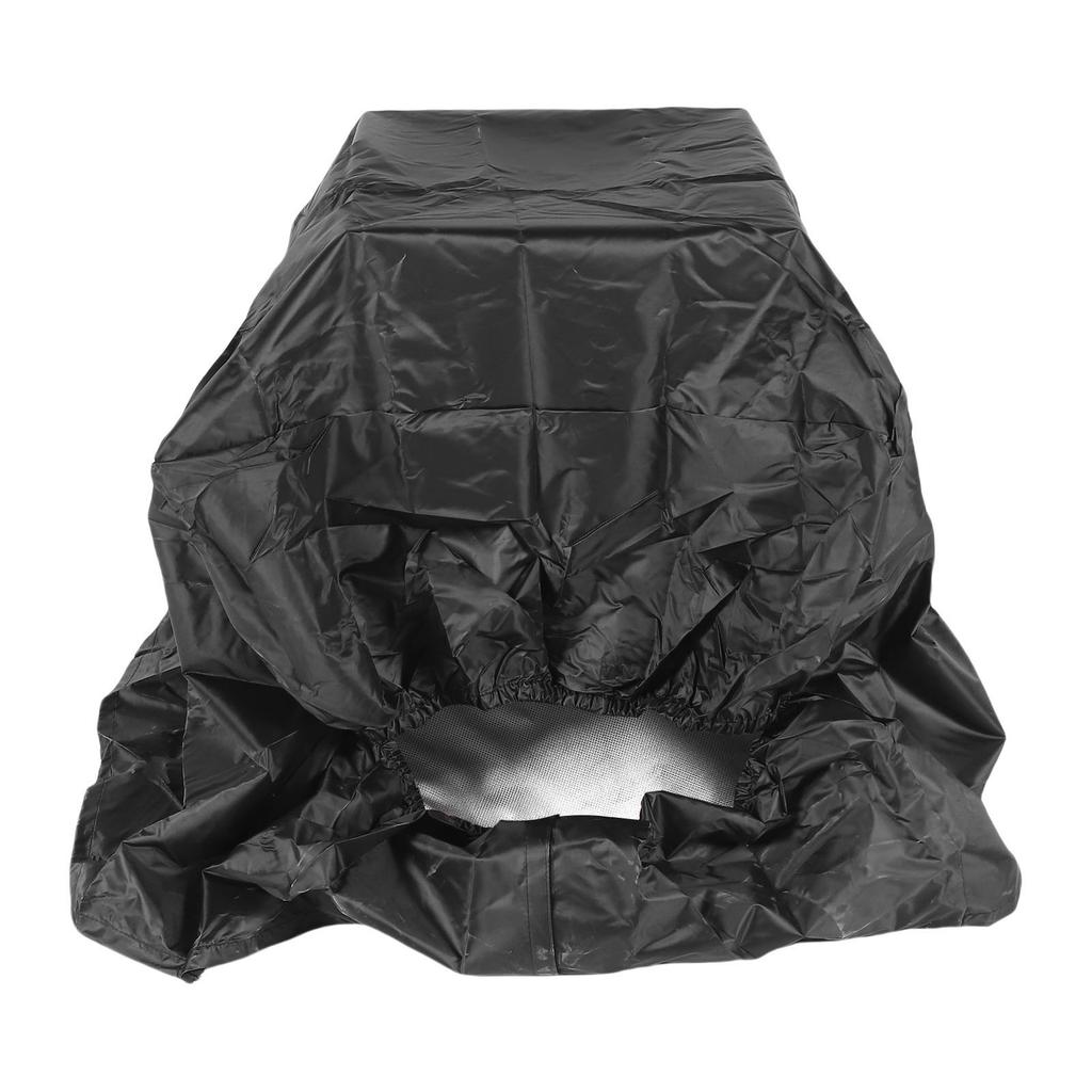 Abdeckung für Außenpoolheizung Wasserdicht Winter Schwimmbad Wärmepumpenabdeckung 420D Oxford-Gewebe Silberbeschichtet Schwarz