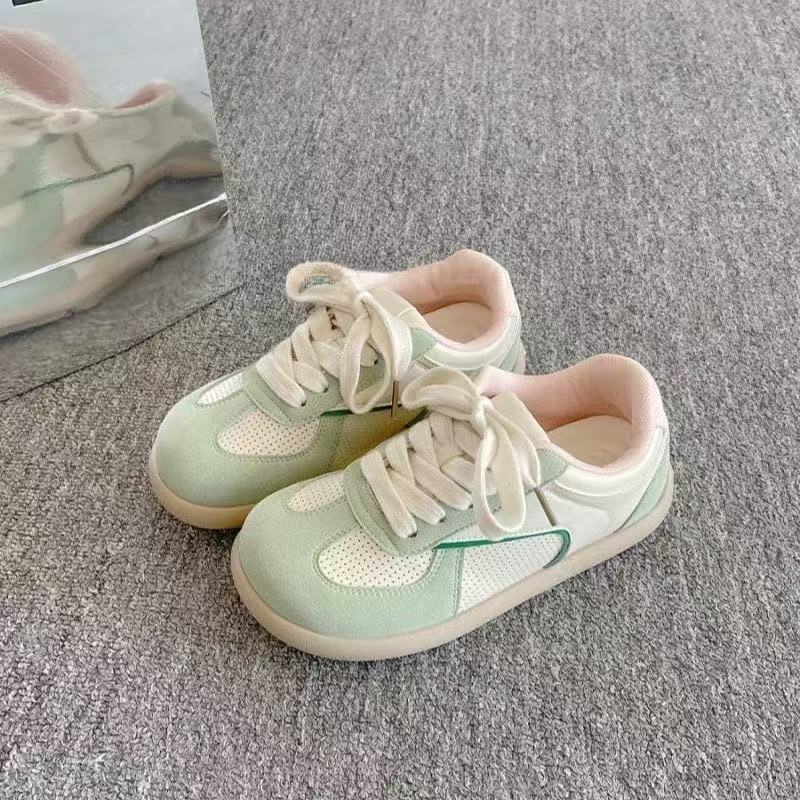 

Mesh breathable Forrest Gump shoes spring and summer new retro German training shoes sports and leisure 35【foot length 22.5cm】 зелёный