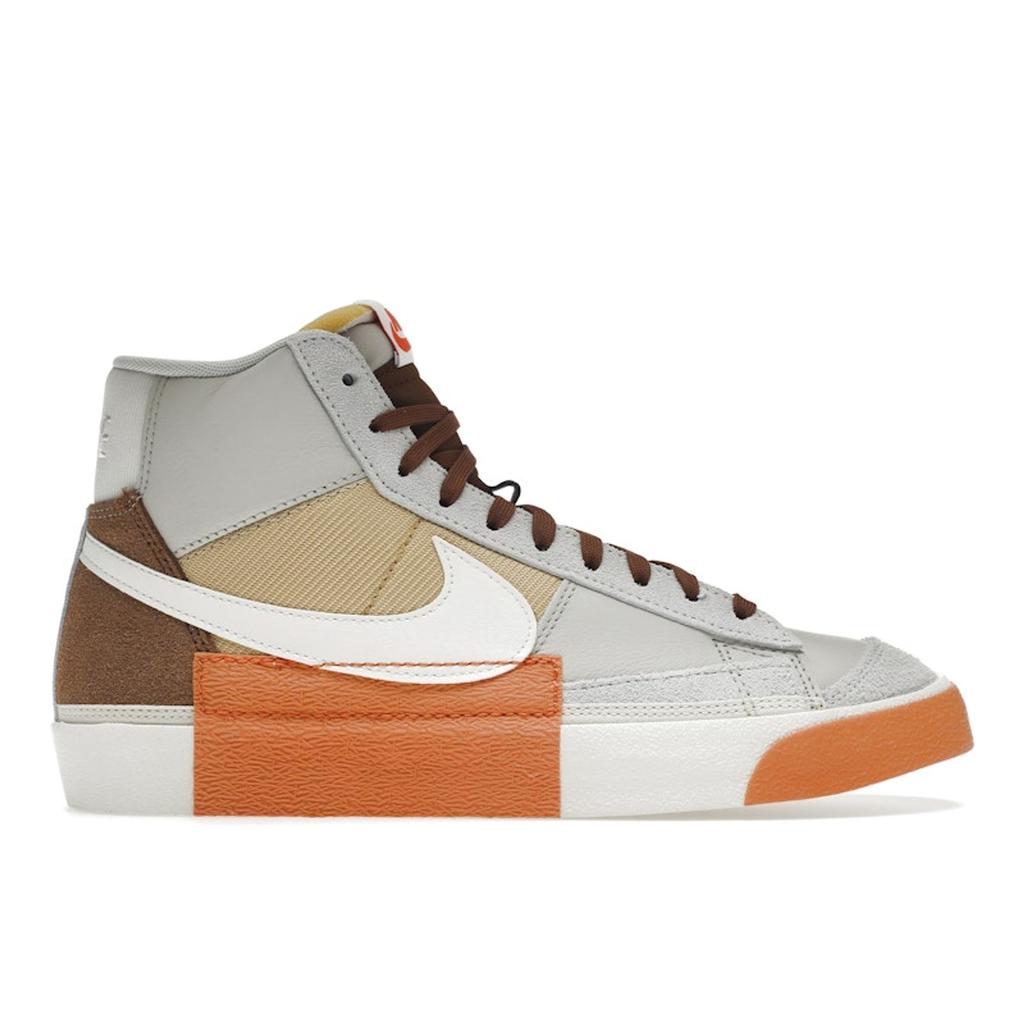 Nike Blazer Mid 77 Pro Club Remastered - Pecan Men Sneakers Cream Light-Bone Sesame DQ7673-001