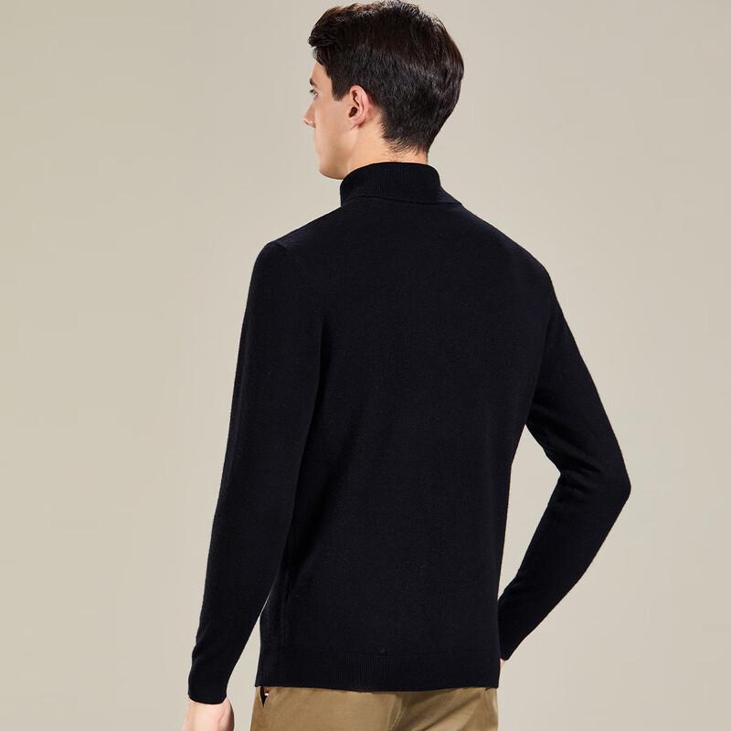 Antonio Men's 100% Merino Wool Turtleneck Sweater