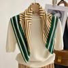 Luxury 70cm Small Cotton Hair Women Square Scarf  Print Neckerchief Ladies Neck Tie Hand Wrist Foulard Bandana Echarpe