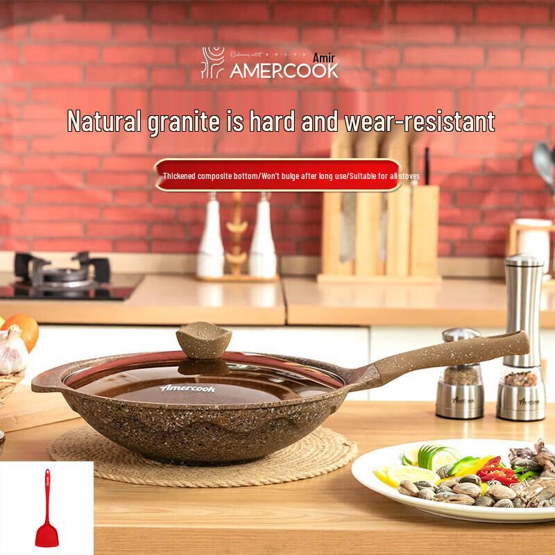 Amercook Alfita Maifan Stone Non-stick Wok Set