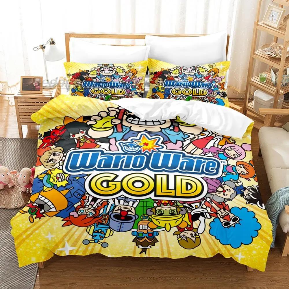 3D Print Wario Ware Get It Together Bedding Set Single Twin Full Queen King Size Bed Set Aldult Kid Bedroom Duvet Cover Sets